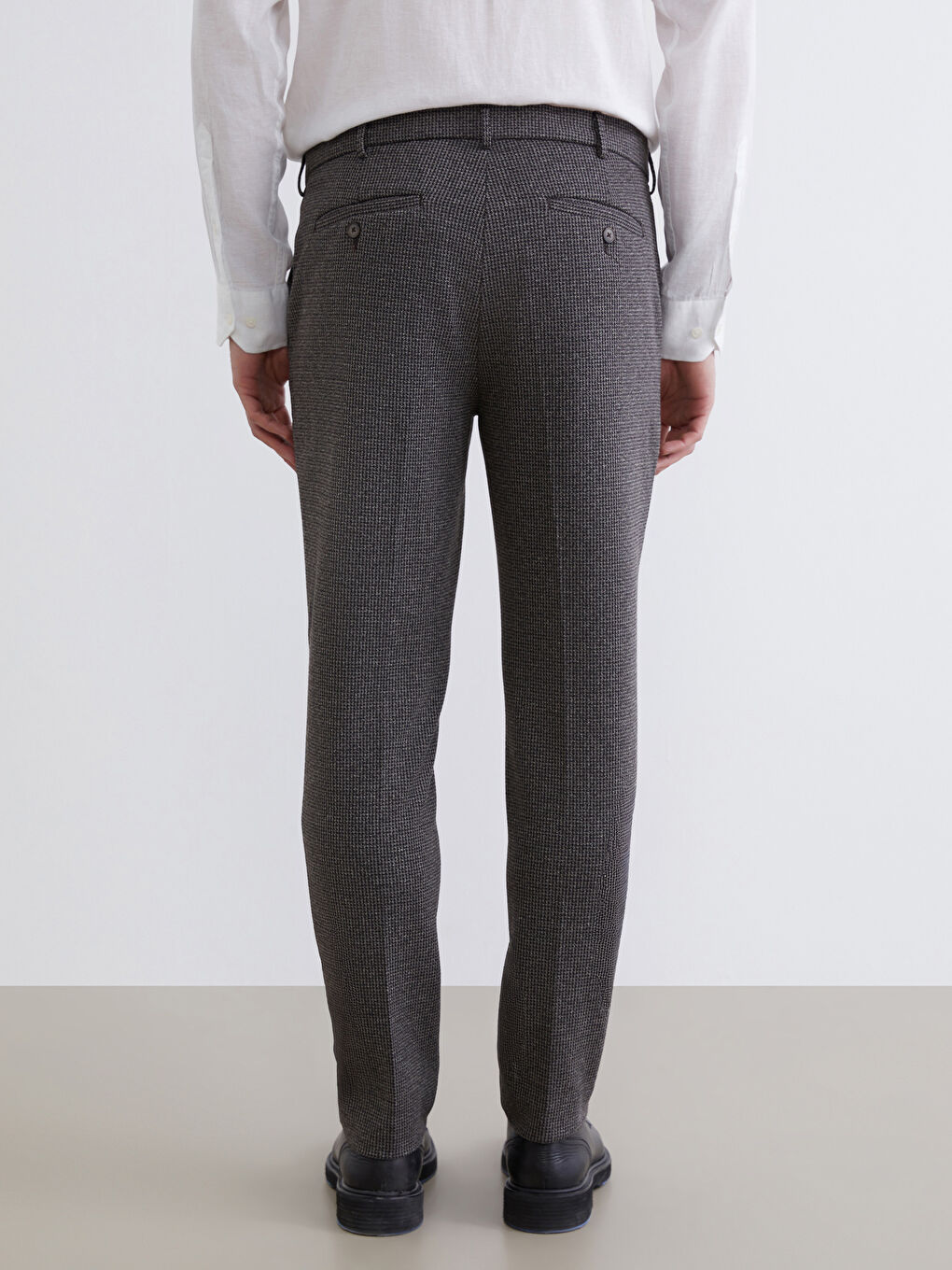 Kahverengi Slim Fit Erkek Pantolon-3