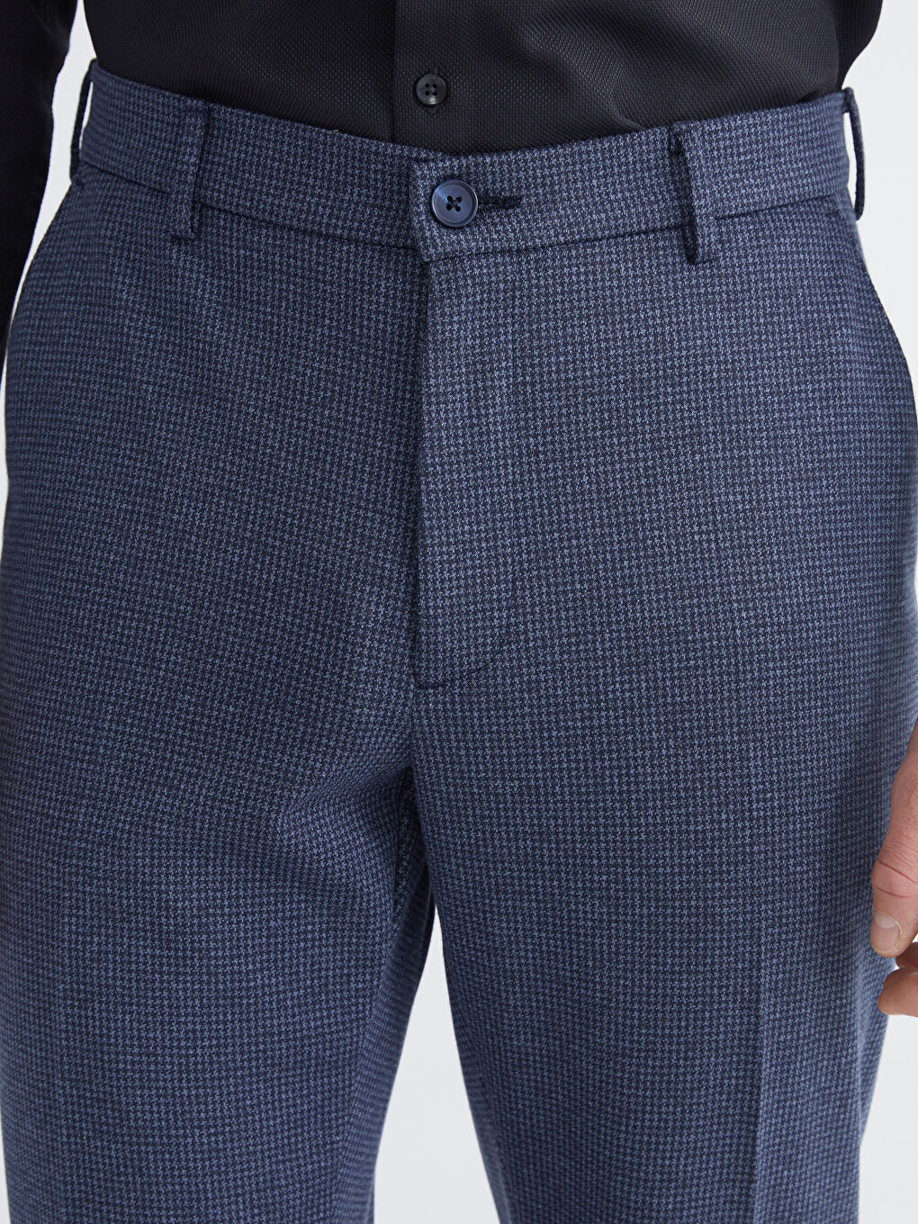 Lacivert Slim Fit Erkek Pantolon-2