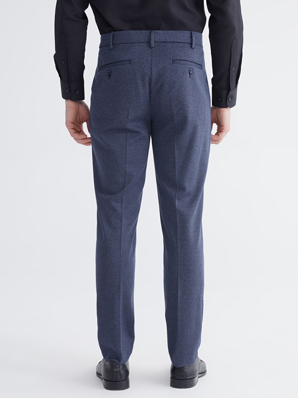 Lacivert Slim Fit Erkek Pantolon-3