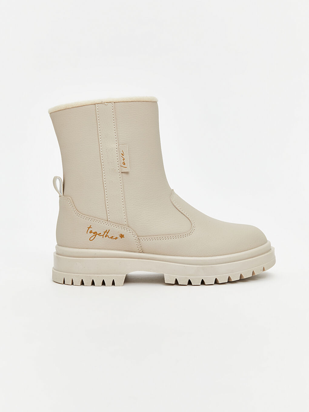 Bej Deri Görünümlü Kız Çocuk Bot-1