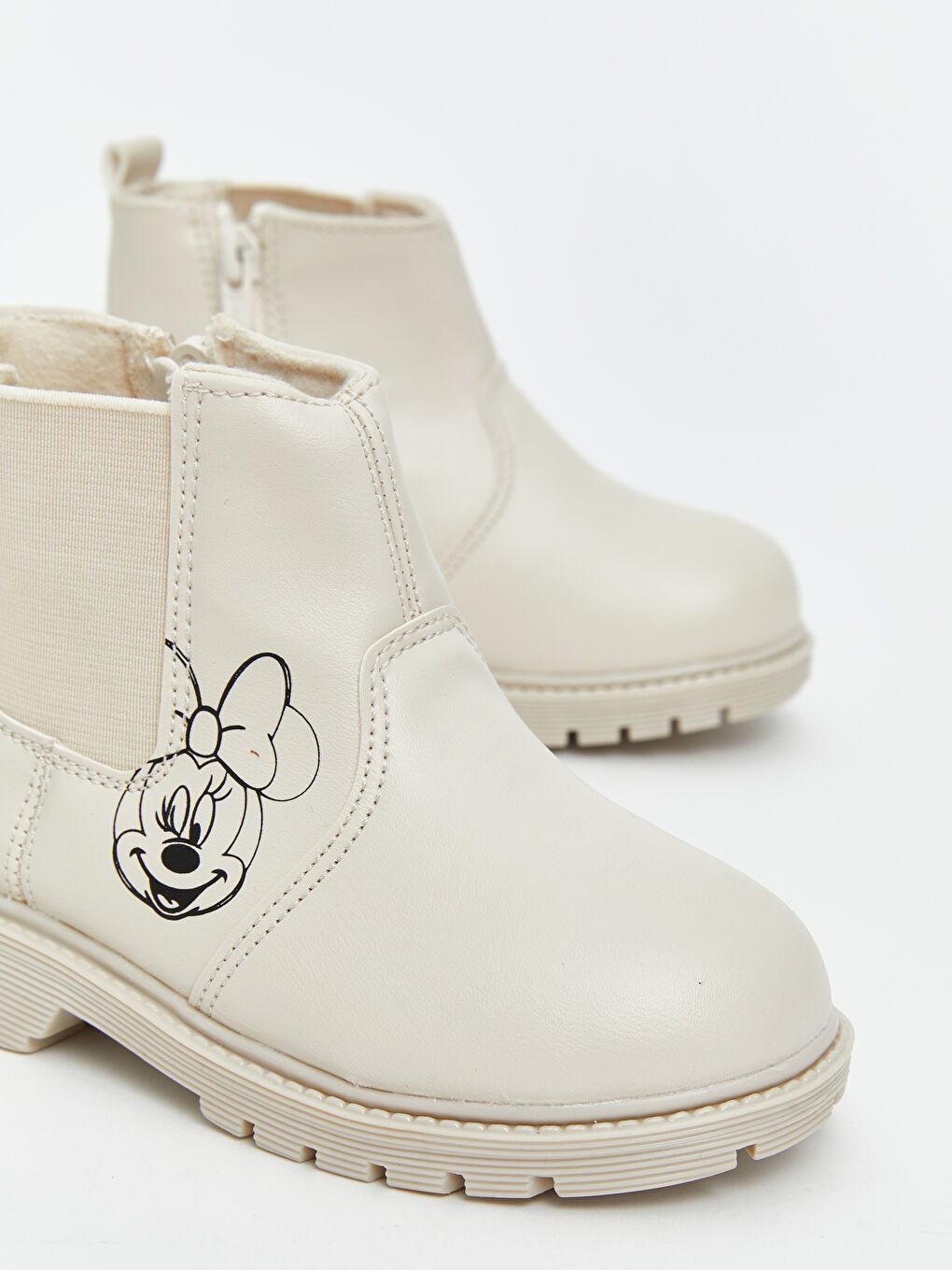Minnie Mouse Printed Baby Girls' Boots-2