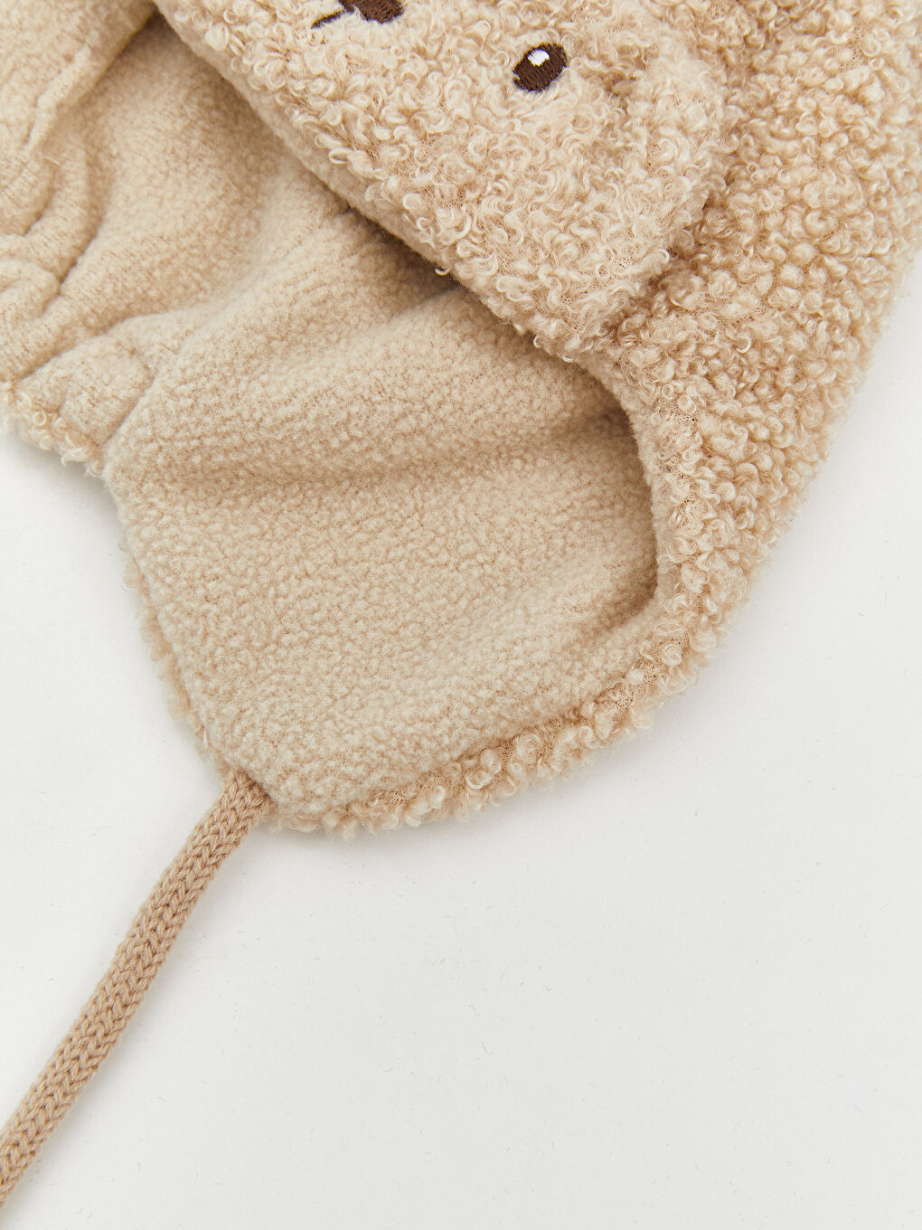 Baby Boy BEIGE Newborn Beanie-2