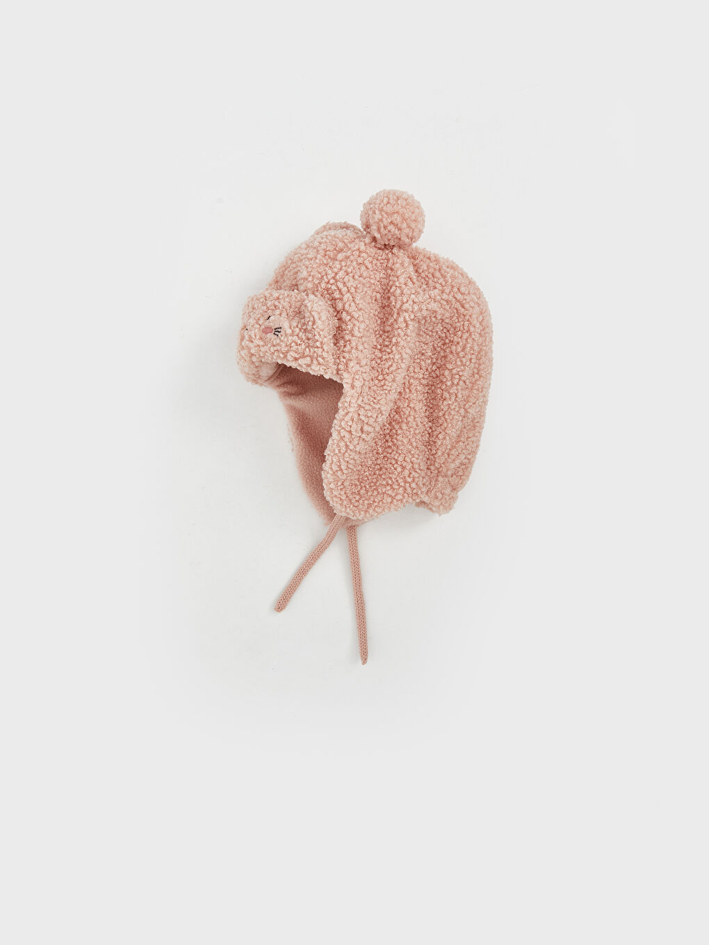 Pom-Pom Detailed Baby Girls' Snow Hat-1