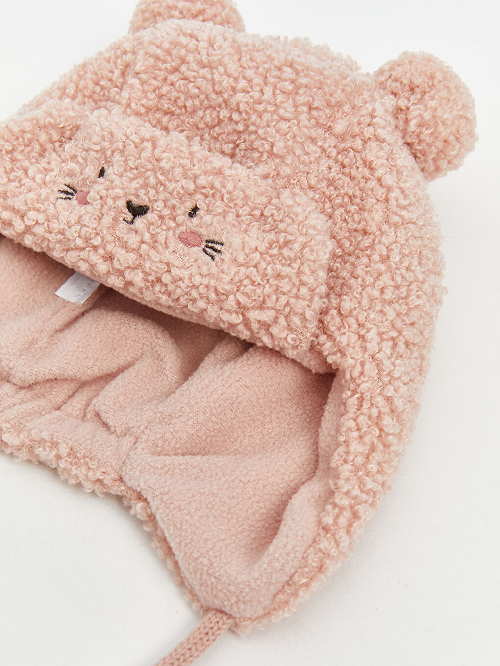 Pom-Pom Detailed Baby Girls' Snow Hat-2