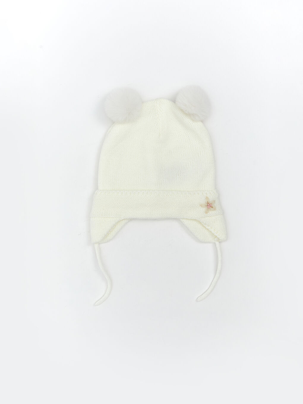 Pom-Pom Detailed Baby Girls' Snow Hat