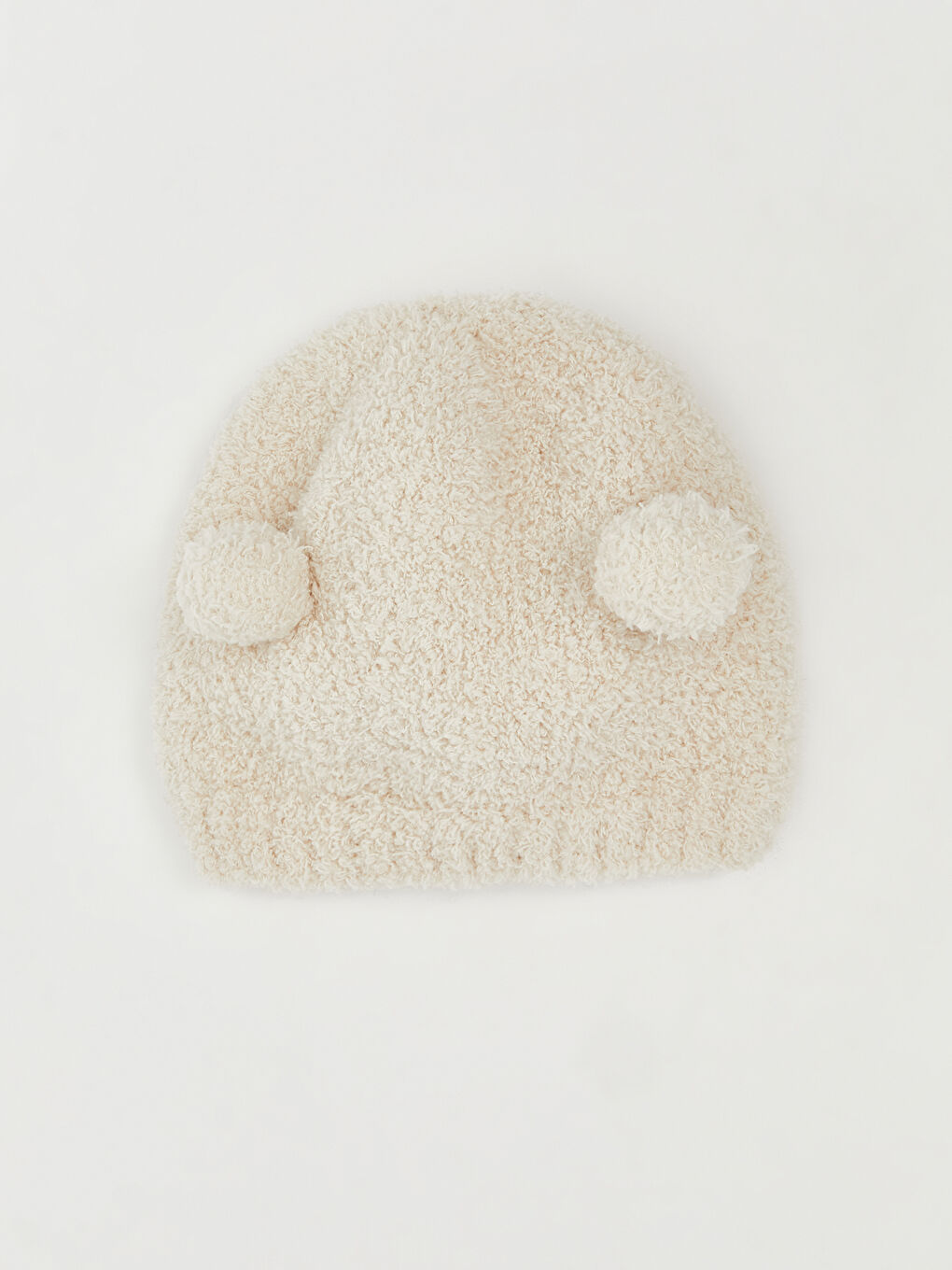 Pom Pom Detail Baby Girl Beanie-4