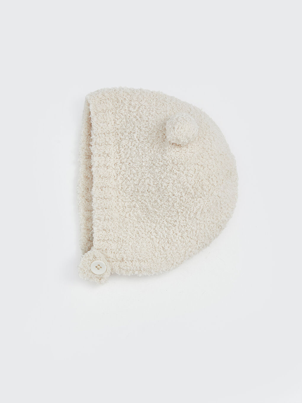 Pom Pom Detail Baby Girl Beanie