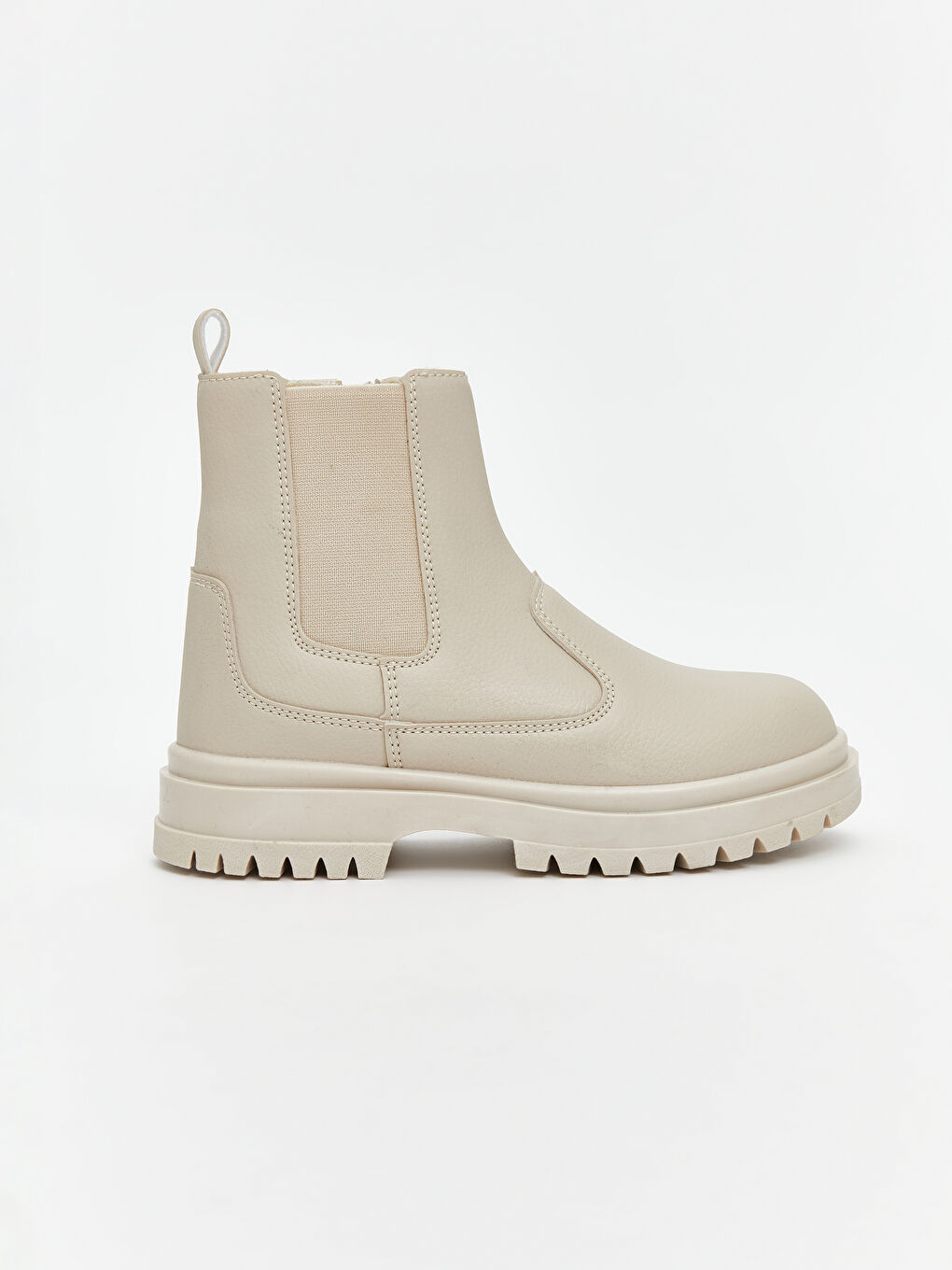 Bej Fermuarlı Kız Çocuk Bot-1