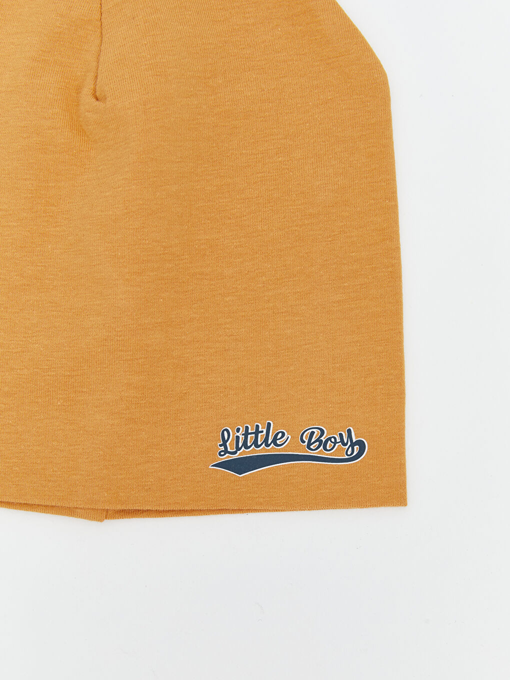 Turuncu Baskılı Erkek Bebek Bere-1