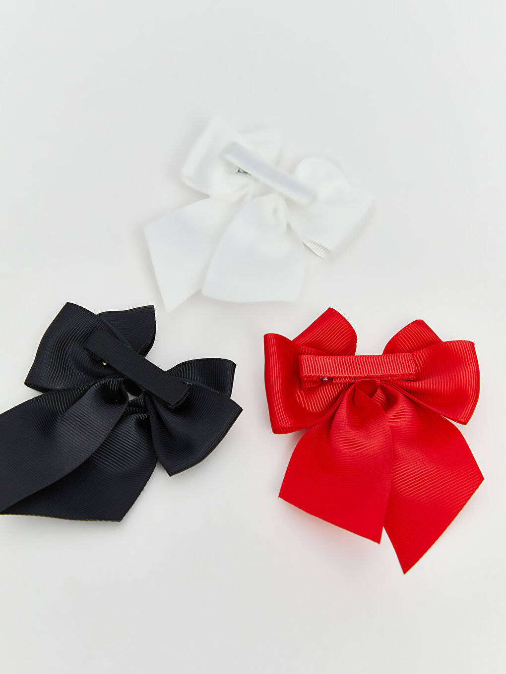 Baby Girl RED Claw & Clip & Scrunchie-1