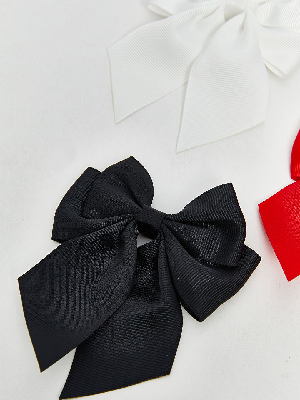Baby Girl RED Claw & Clip & Scrunchie-2