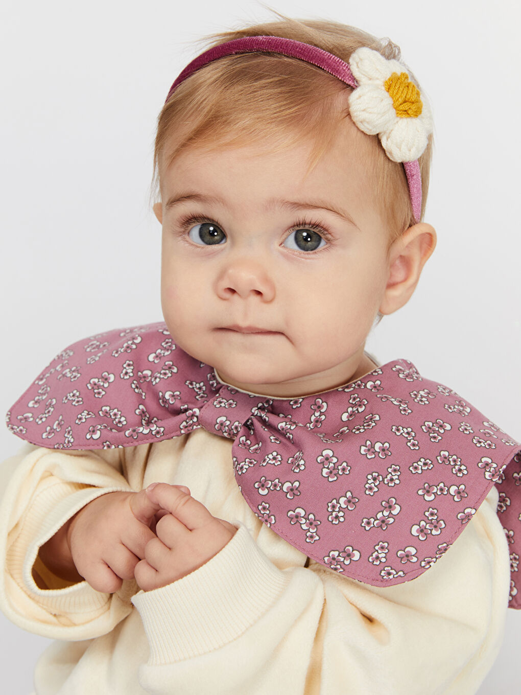 Bandeau JAUNE Bébé Fille