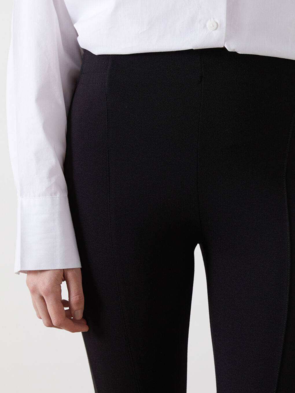 Leggings Taille Haute Unis pour Femmes-2