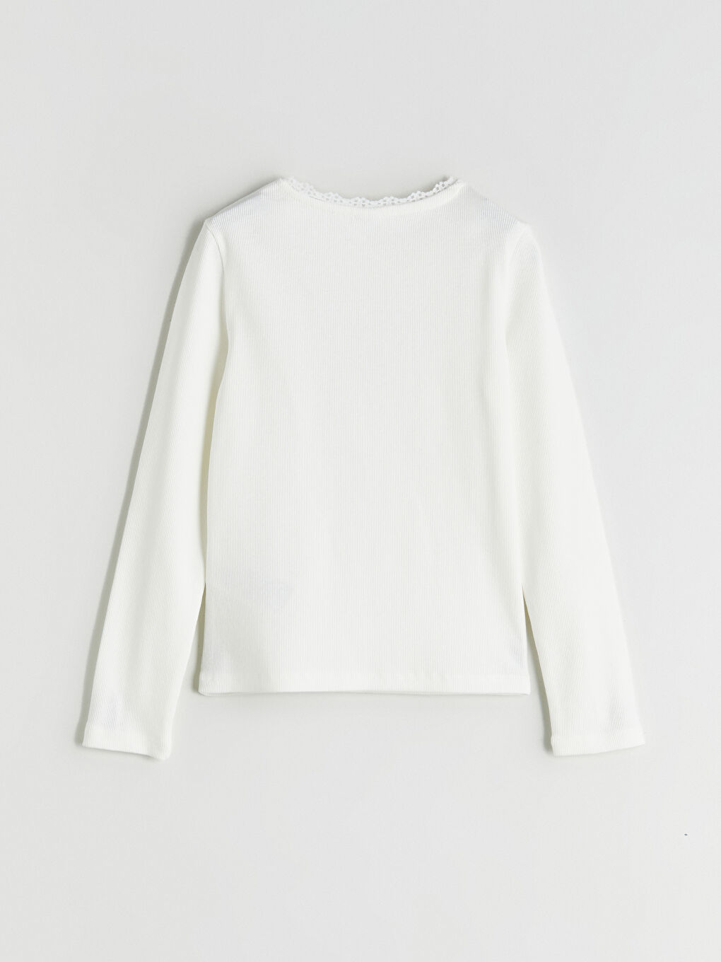Crew Neck Girls' T-Shirt-2