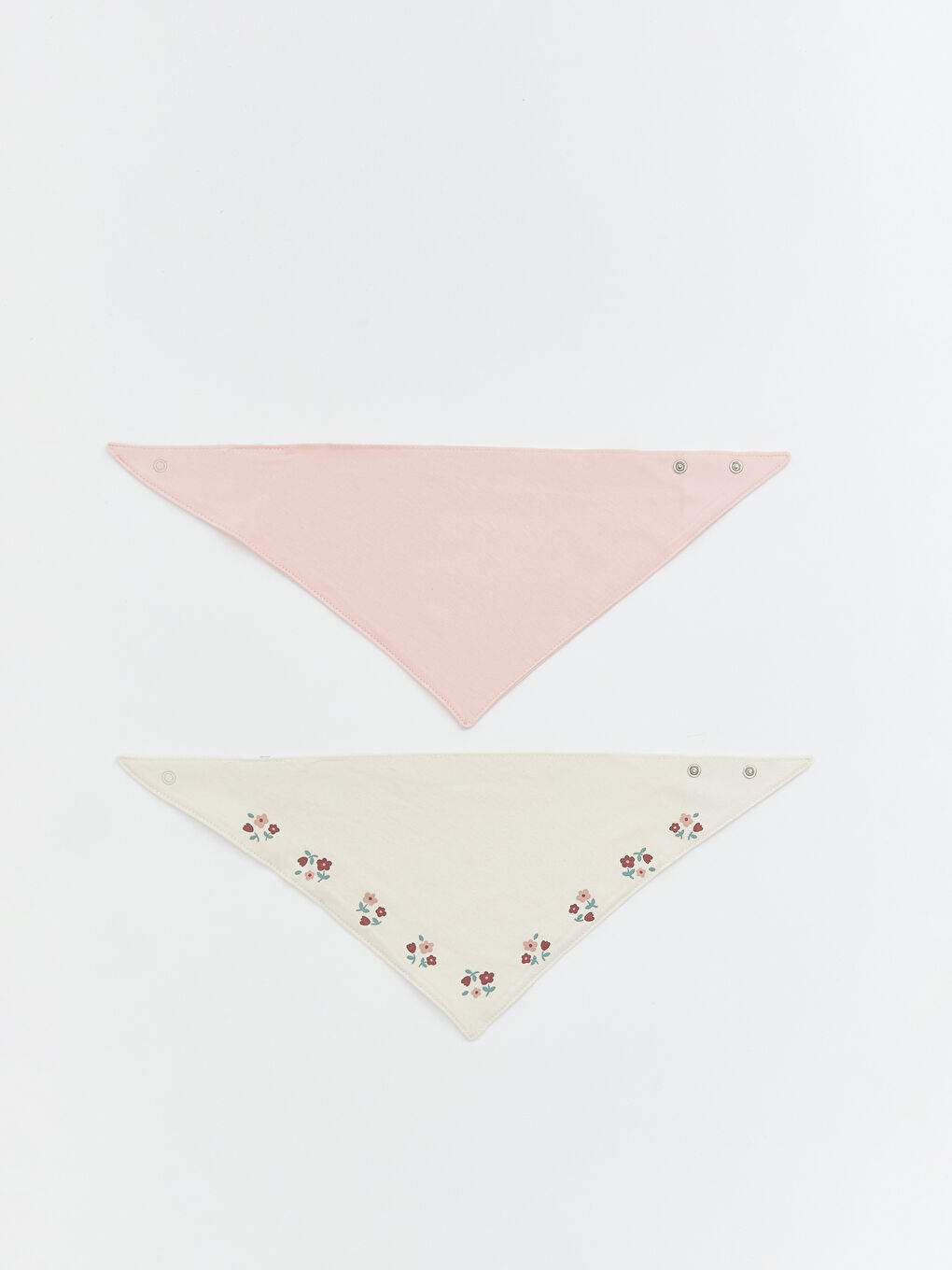 Baskılı Kız Bebek Mama Önlüğü 2'li