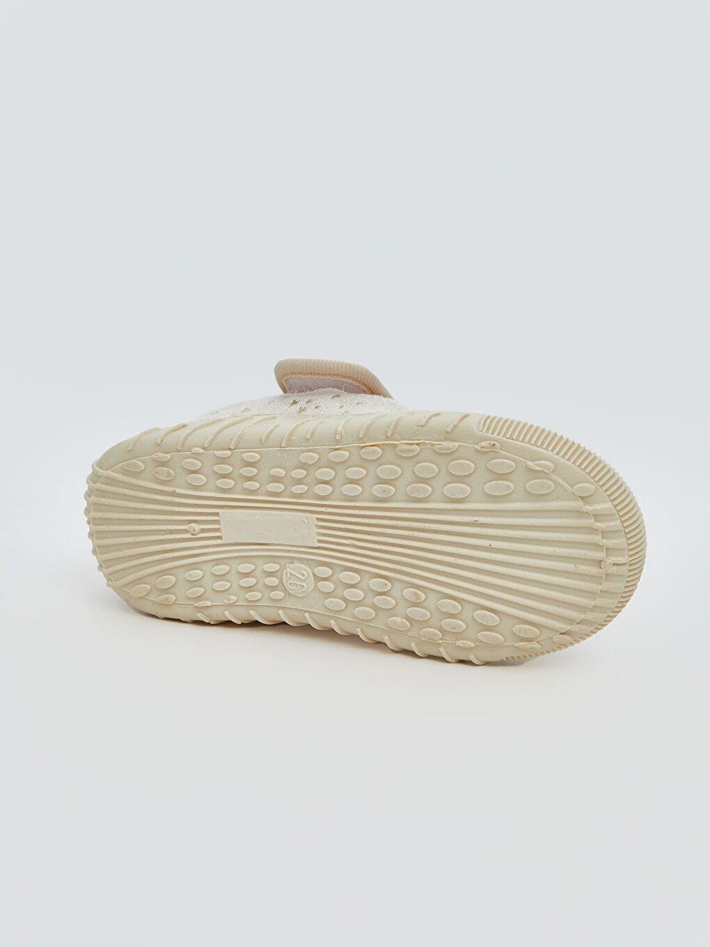 Bej Yıldız Desenli Kız Bebek Panduf-3