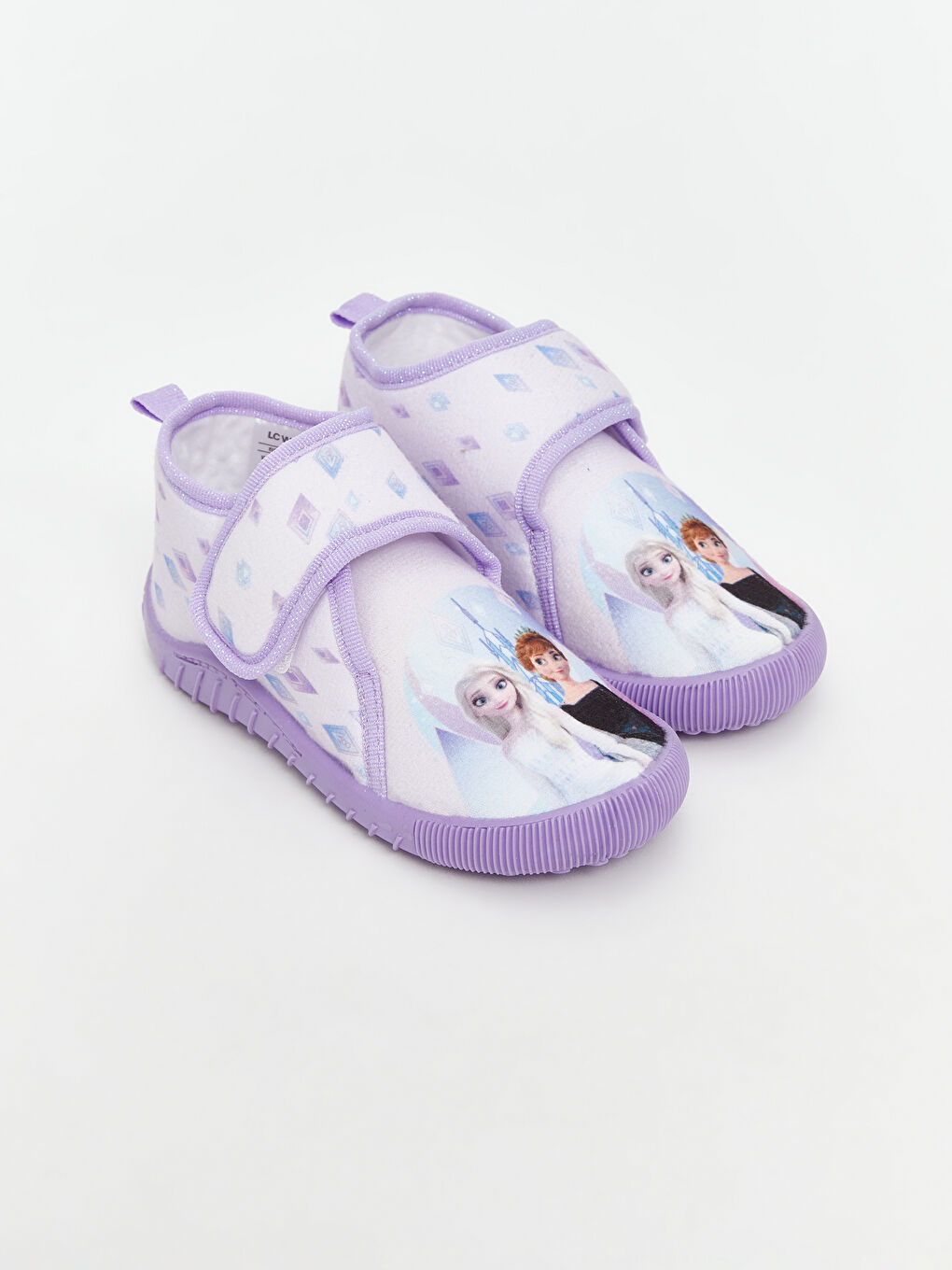 Lila Frozen Baskılı Kız Çocuk Panduf