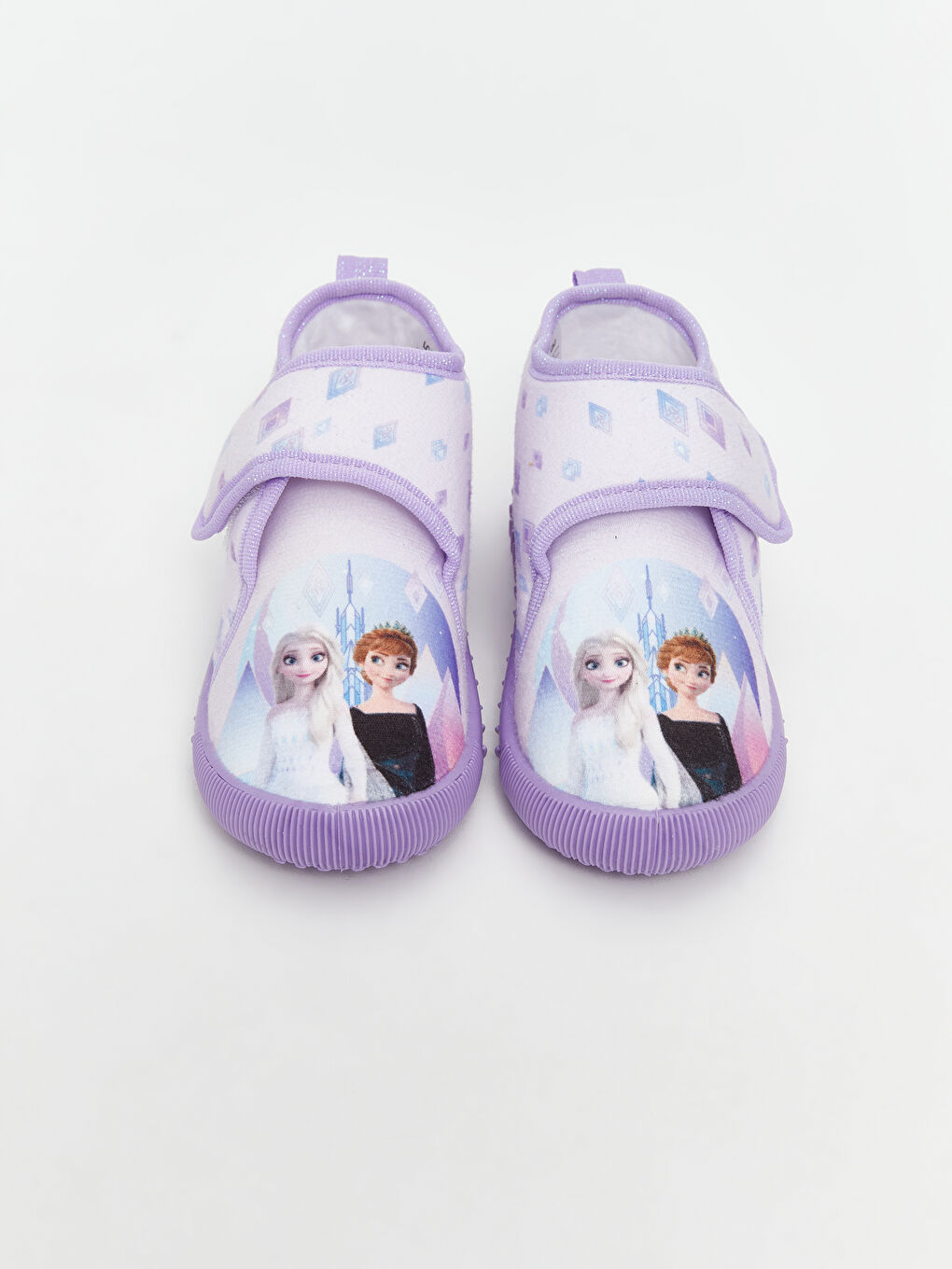 Lila Frozen Baskılı Kız Çocuk Panduf-2
