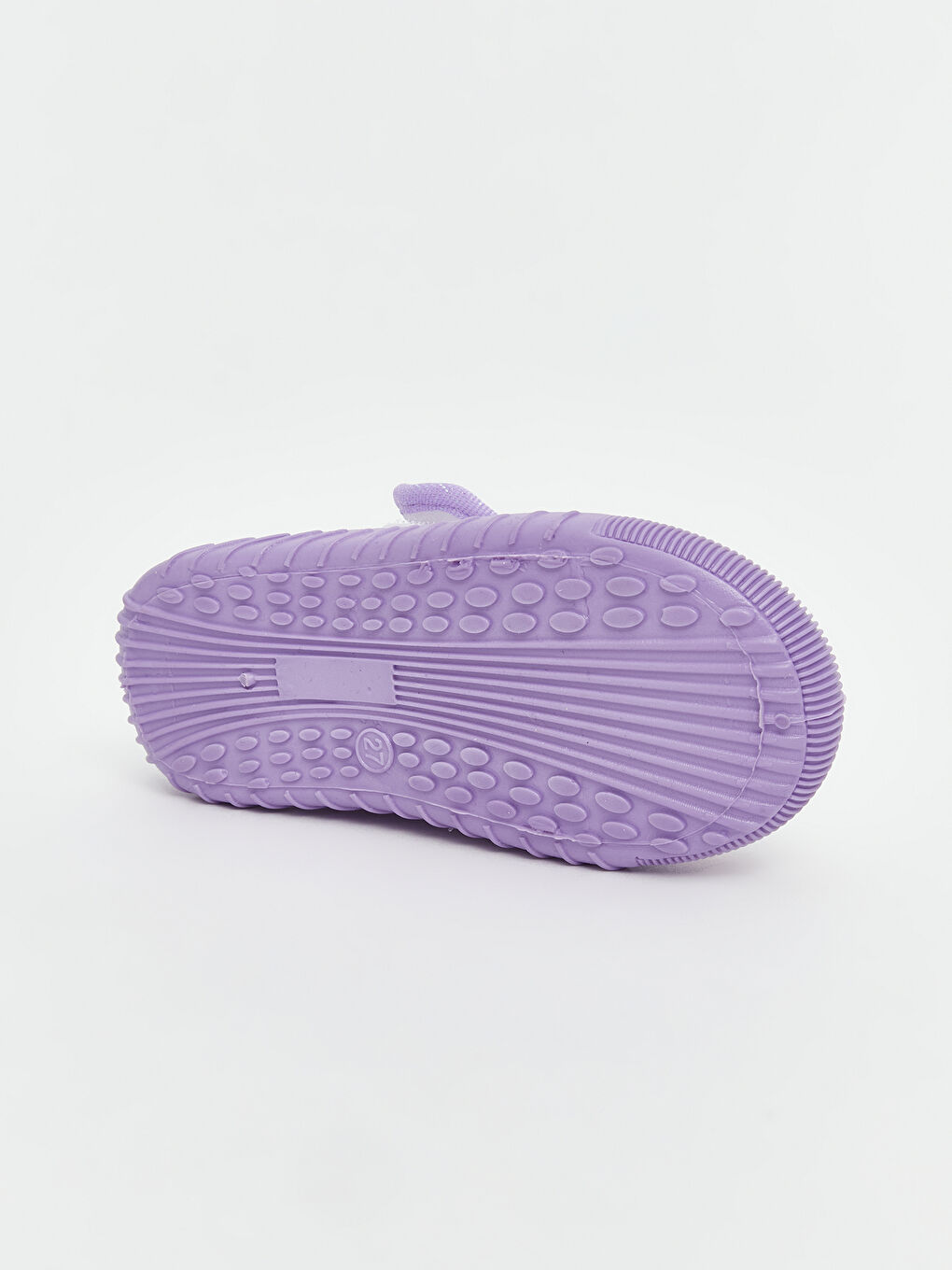 Lila Frozen Baskılı Kız  Bebek Panduf-3