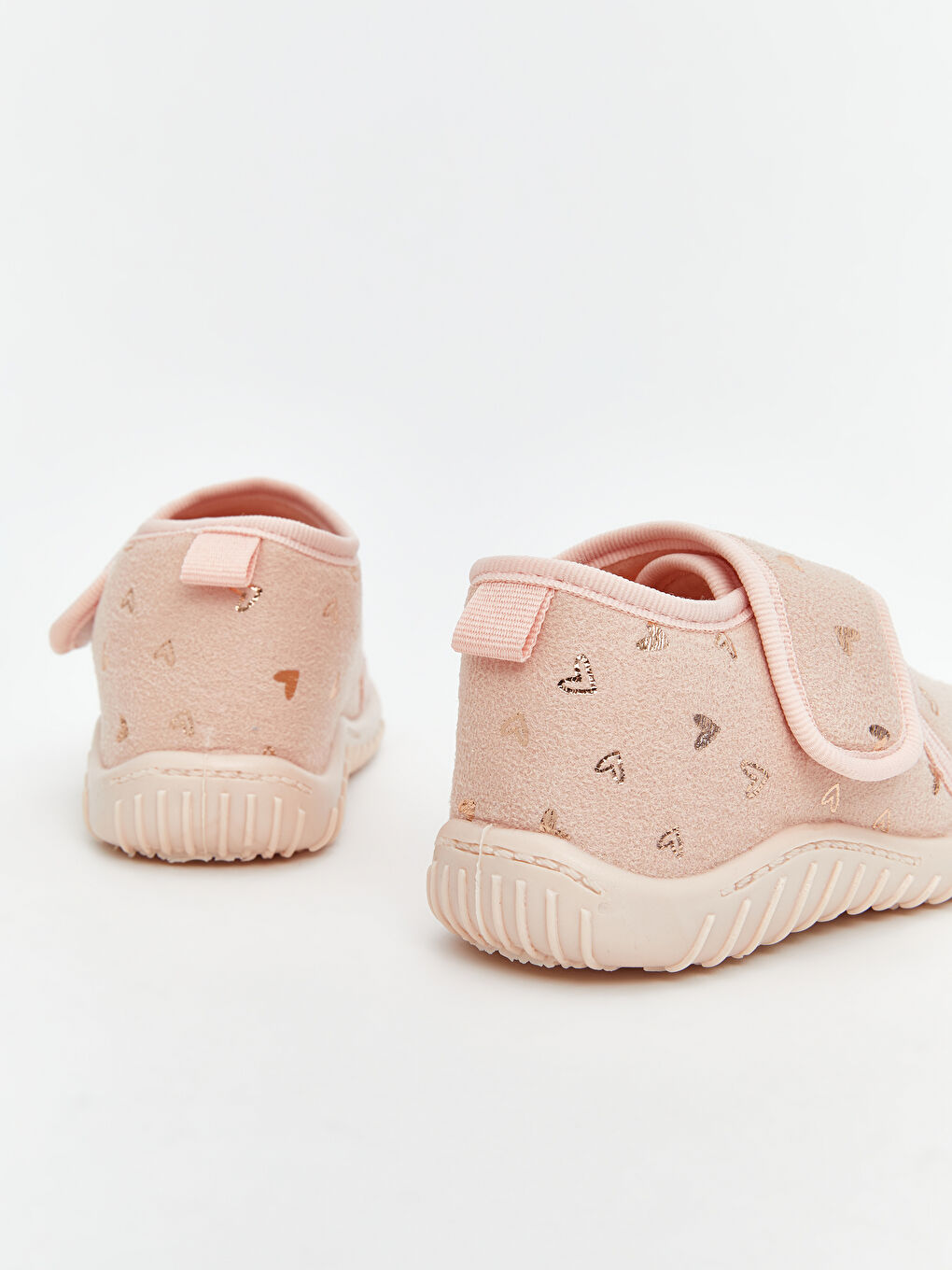 Pembe Cırt Cırtlı Kız Çocuk Panduf-4