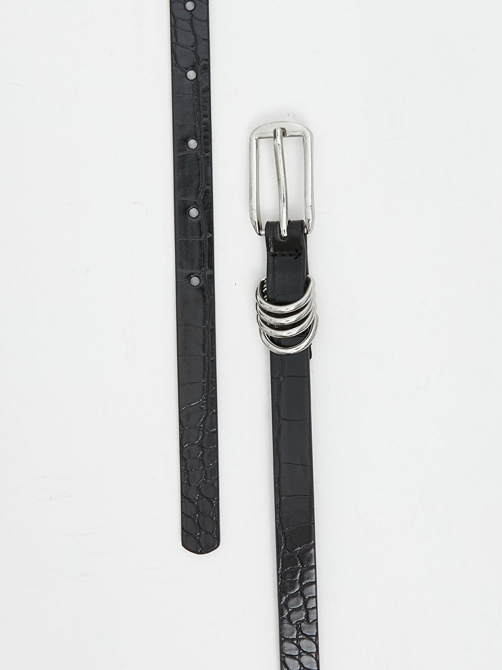 Faux Leather Women's Belt 2 Pack-1
