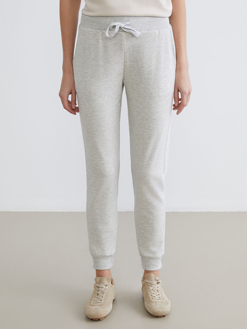 Elasticated Waist Women's Jogger Sweatpants-1