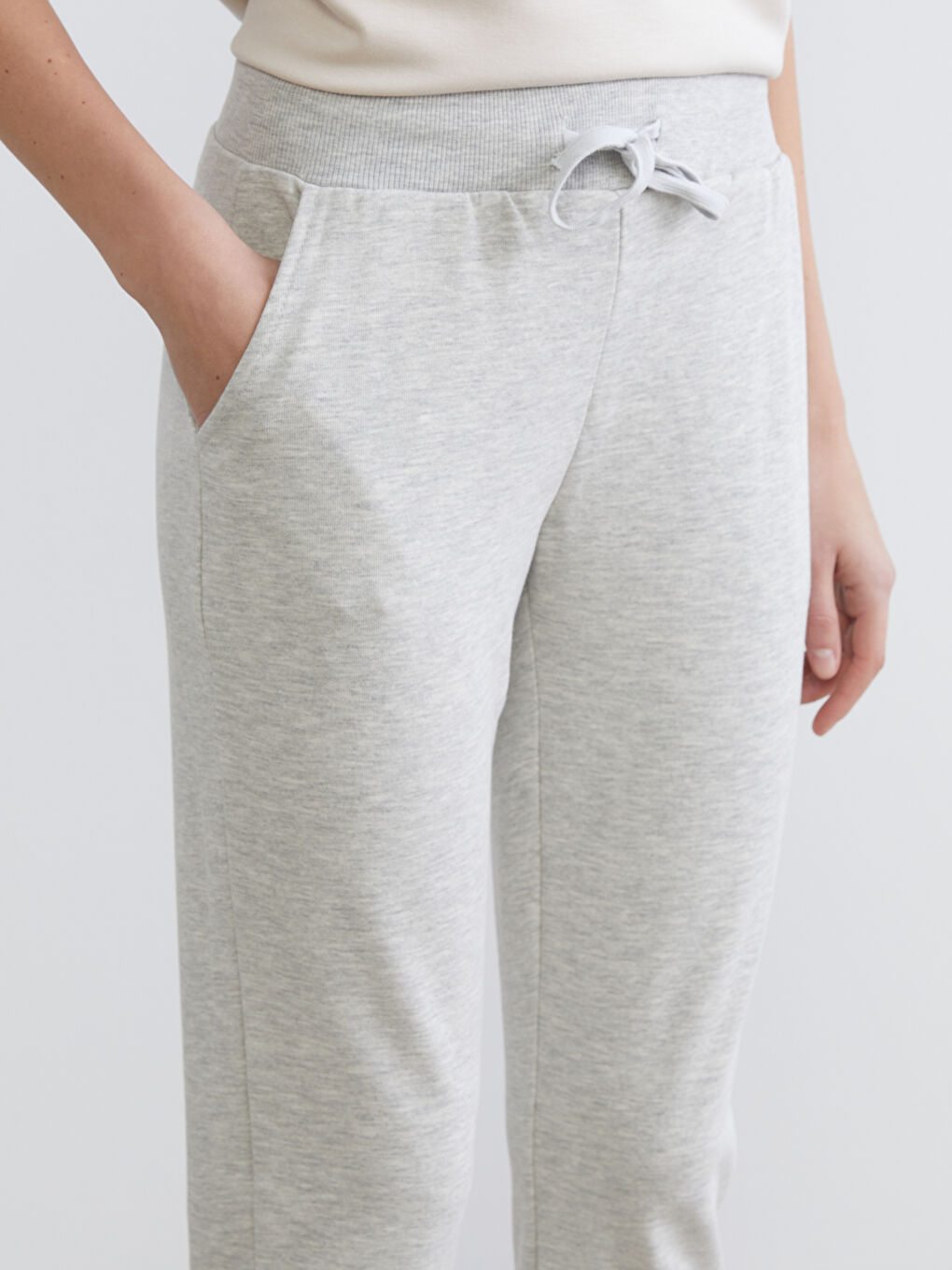 Elasticated Waist Women's Jogger Sweatpants-2