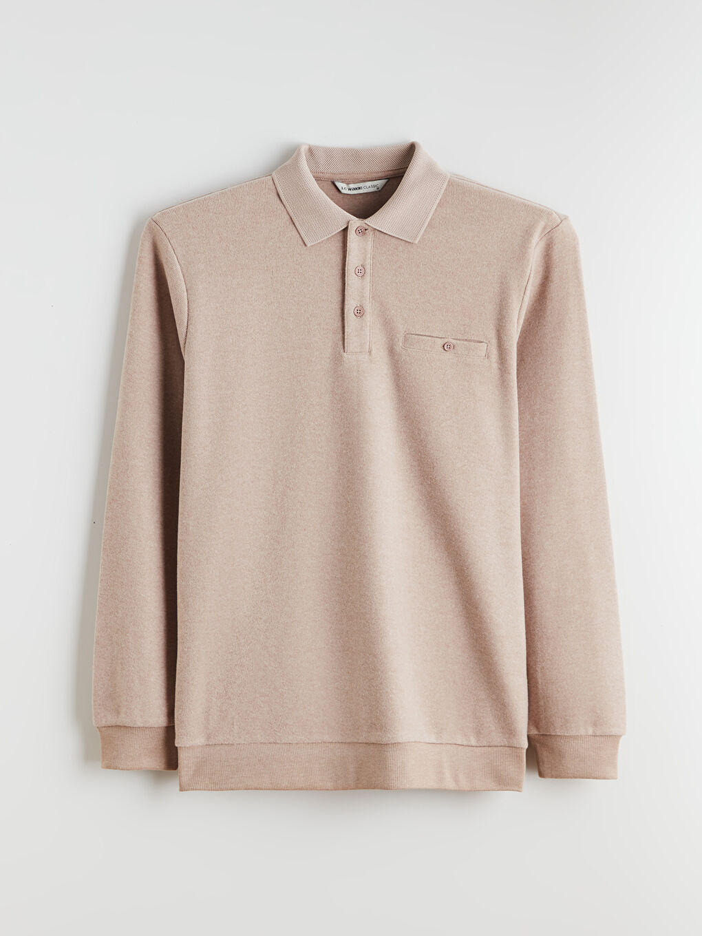 Polo Neck Men's Sweatshirt-4