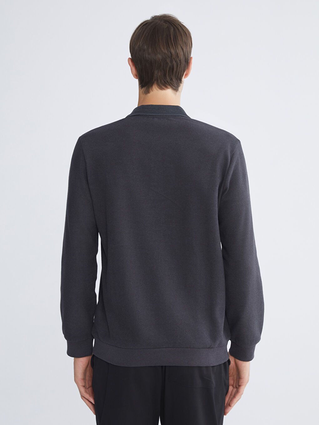 Rollkragen Herren-Sweatshirt-3