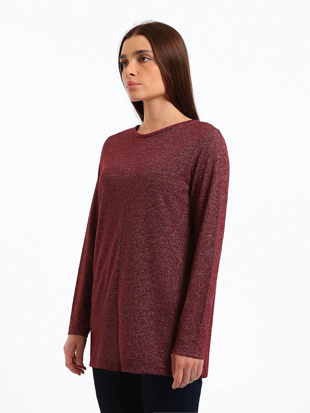 Crew Neck Plain T-Shirt-3