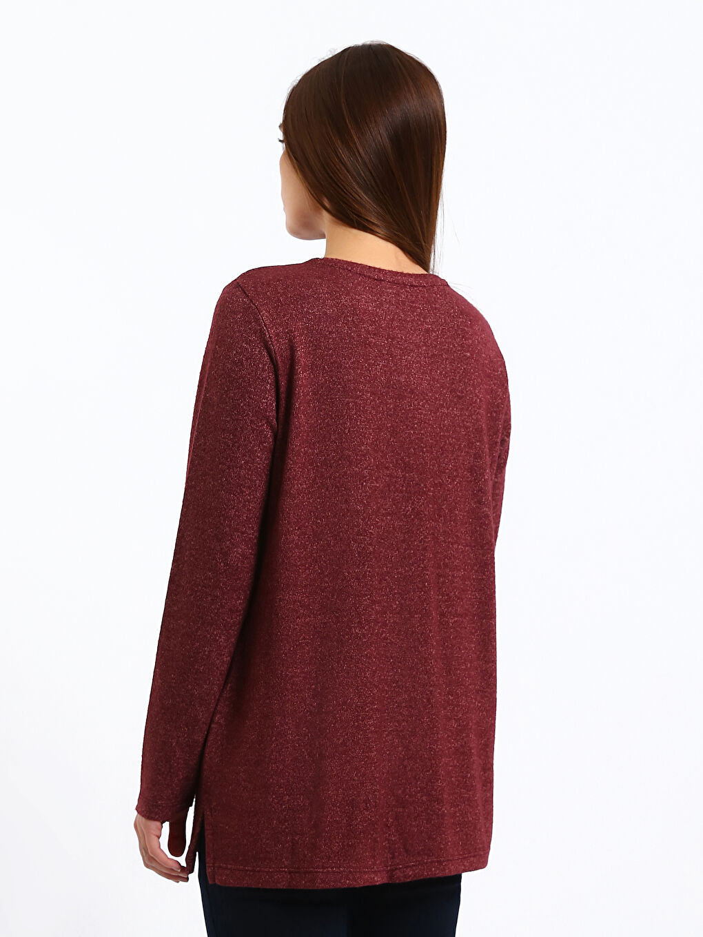 Crew Neck Plain T-Shirt-4