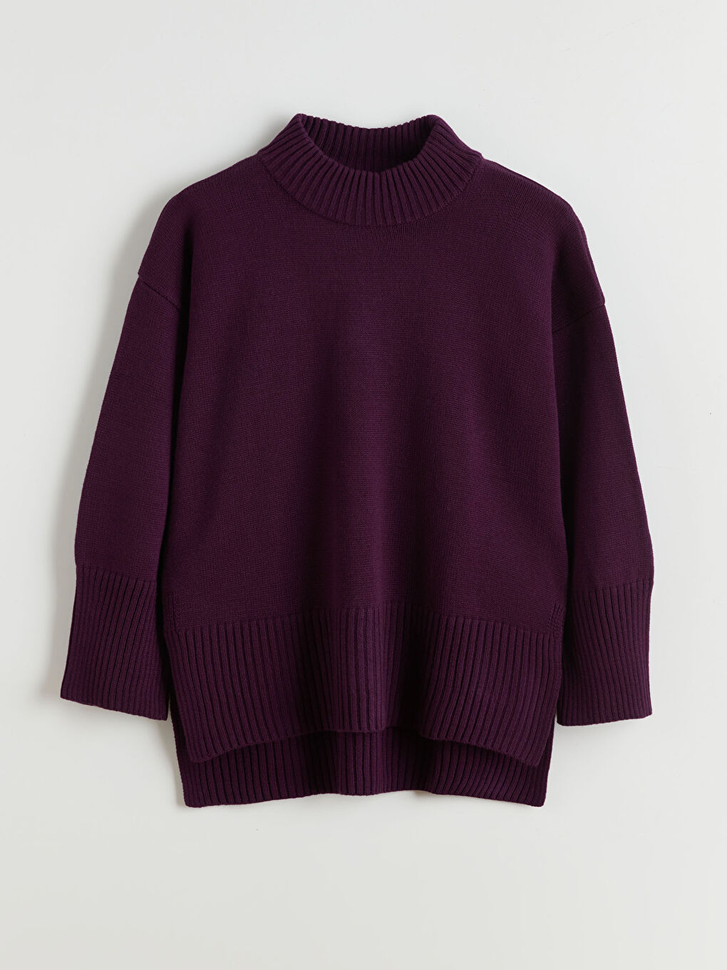 Half Turtleneck Oversize Women's Knitwear Sweater-9