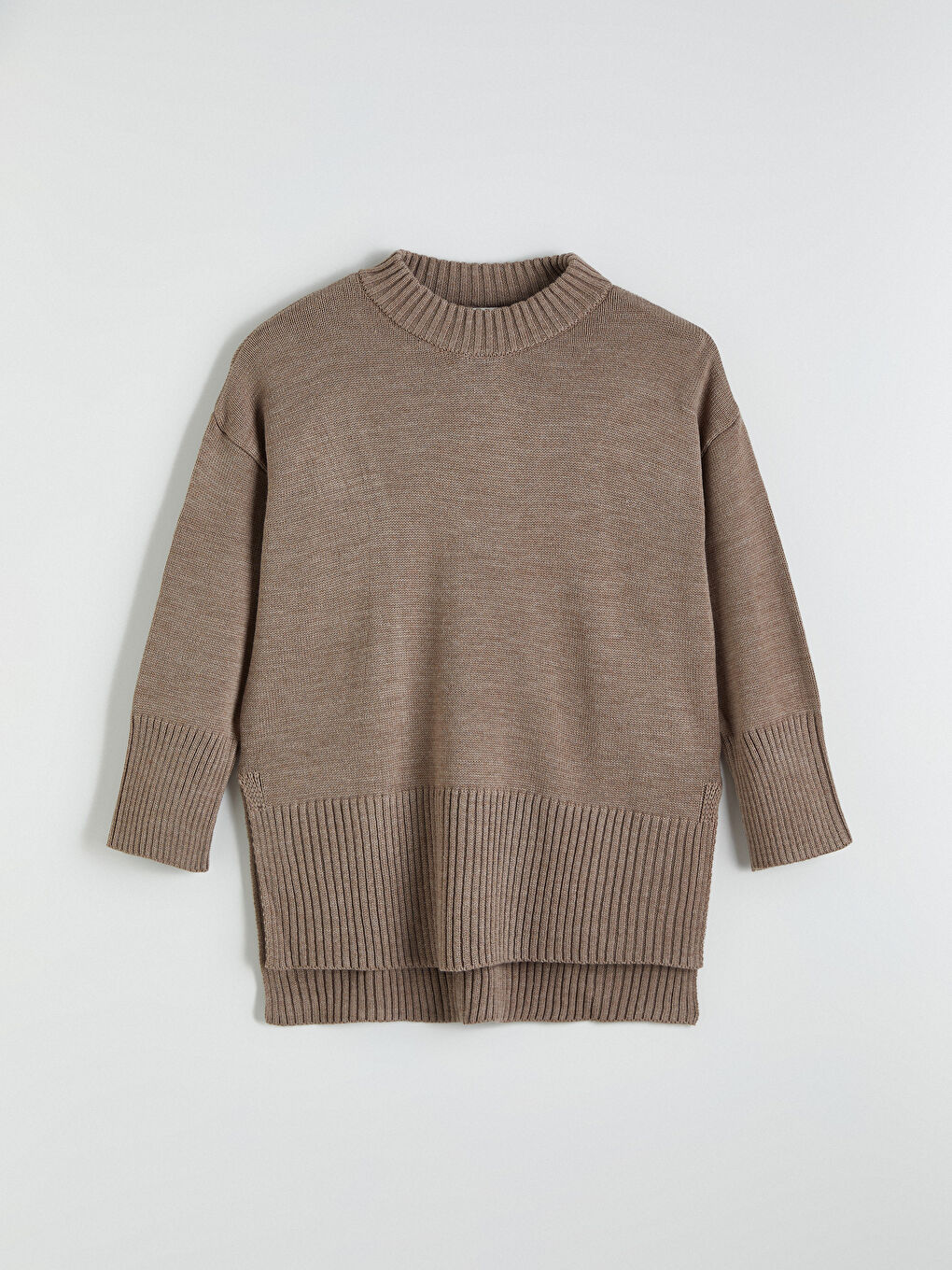 Half Turtleneck Oversize Women's Knitwear Sweater-8