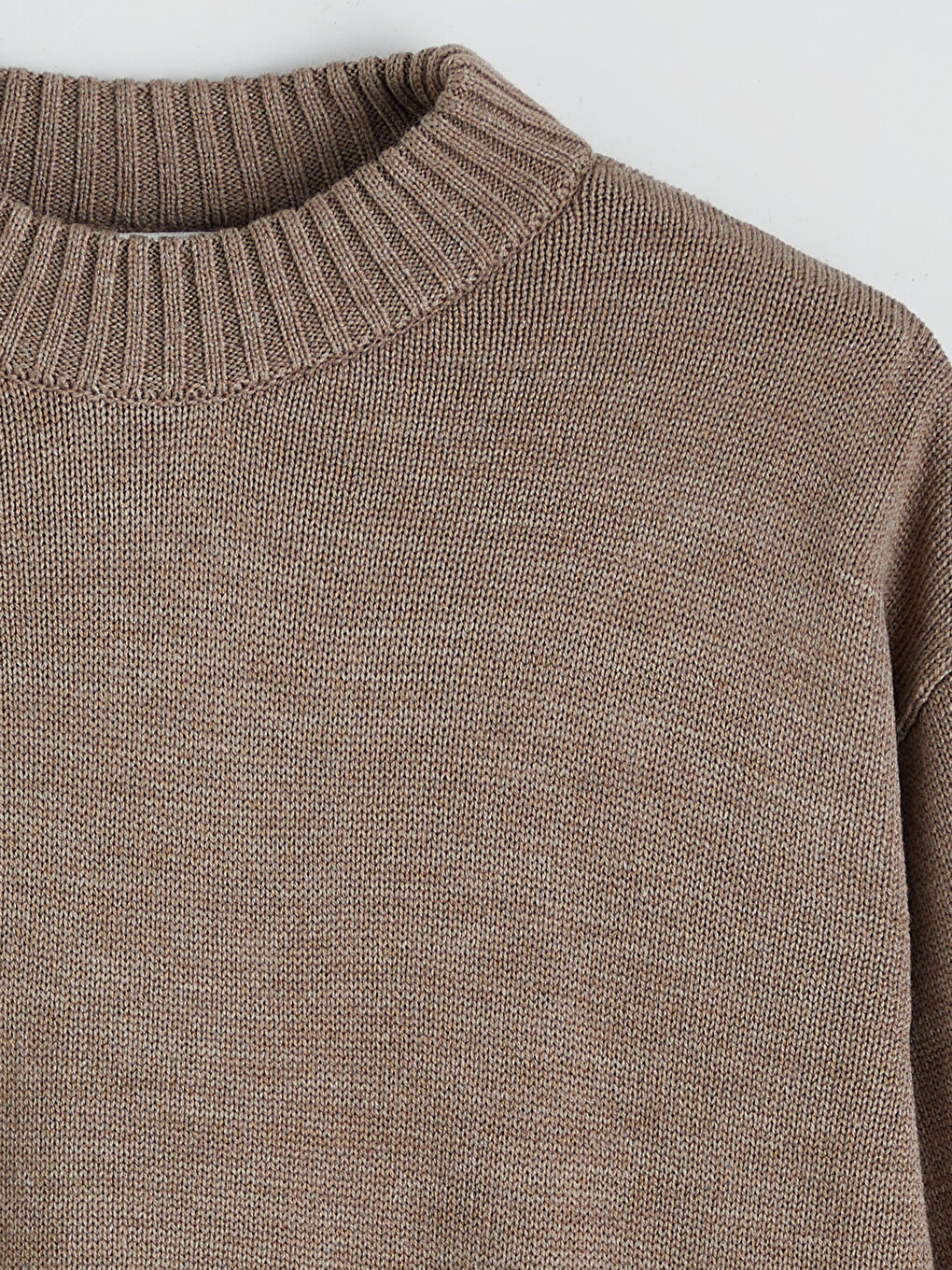 Half Turtleneck Oversize Women's Knitwear Sweater-10