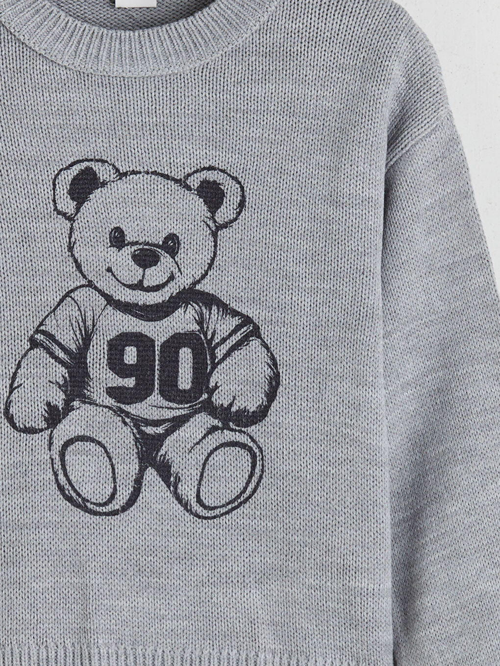 Crew Neck Girls' Knitwear Sweater-2