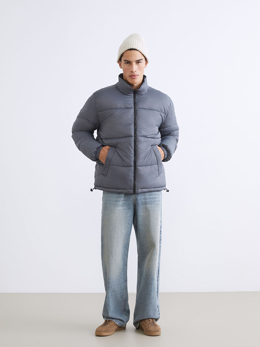 Man BLACK Puffer Coat-3