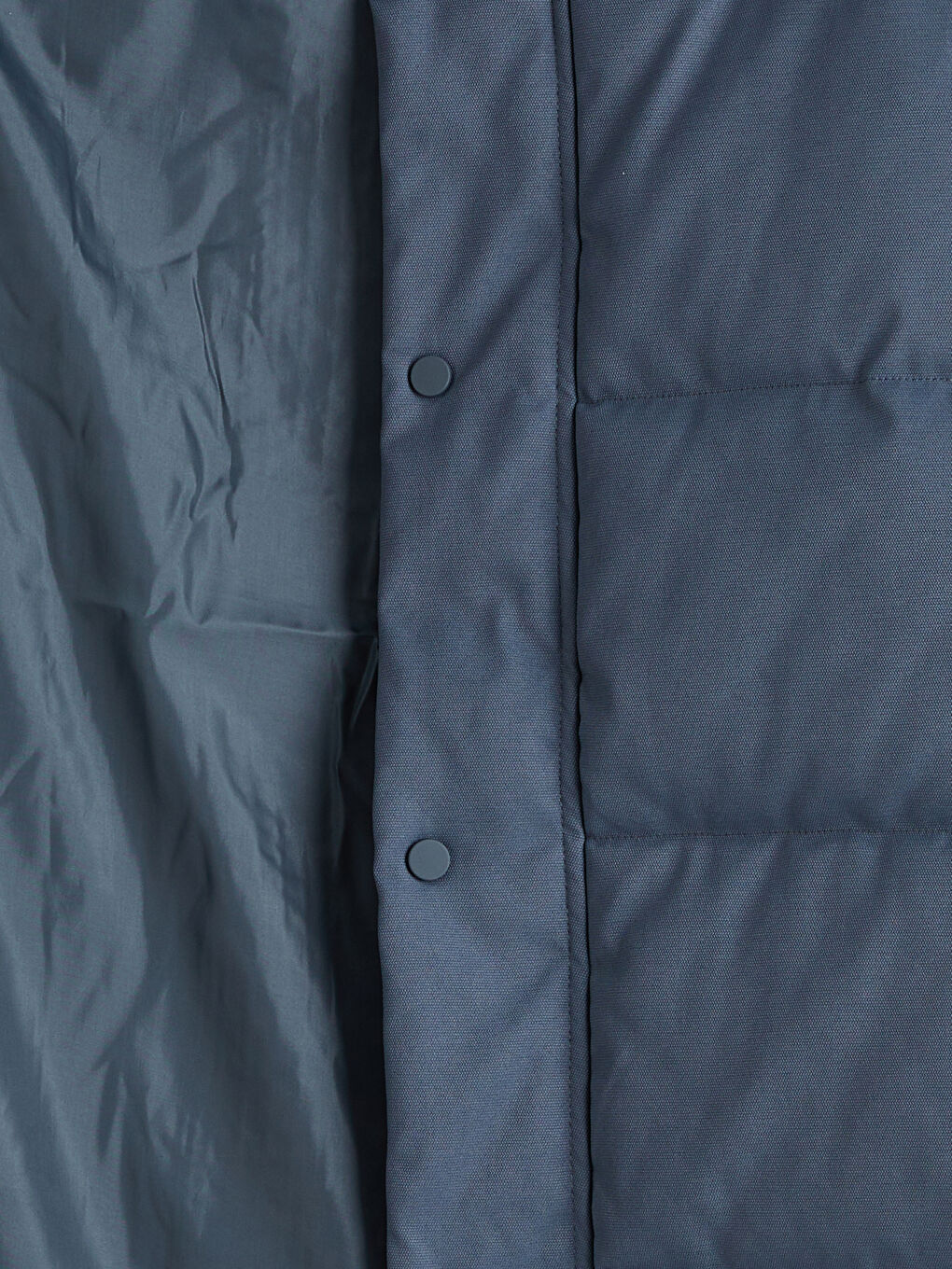 İndigo Rahat Kalıp Kapüşonlu Erkek Şişme Mont-7