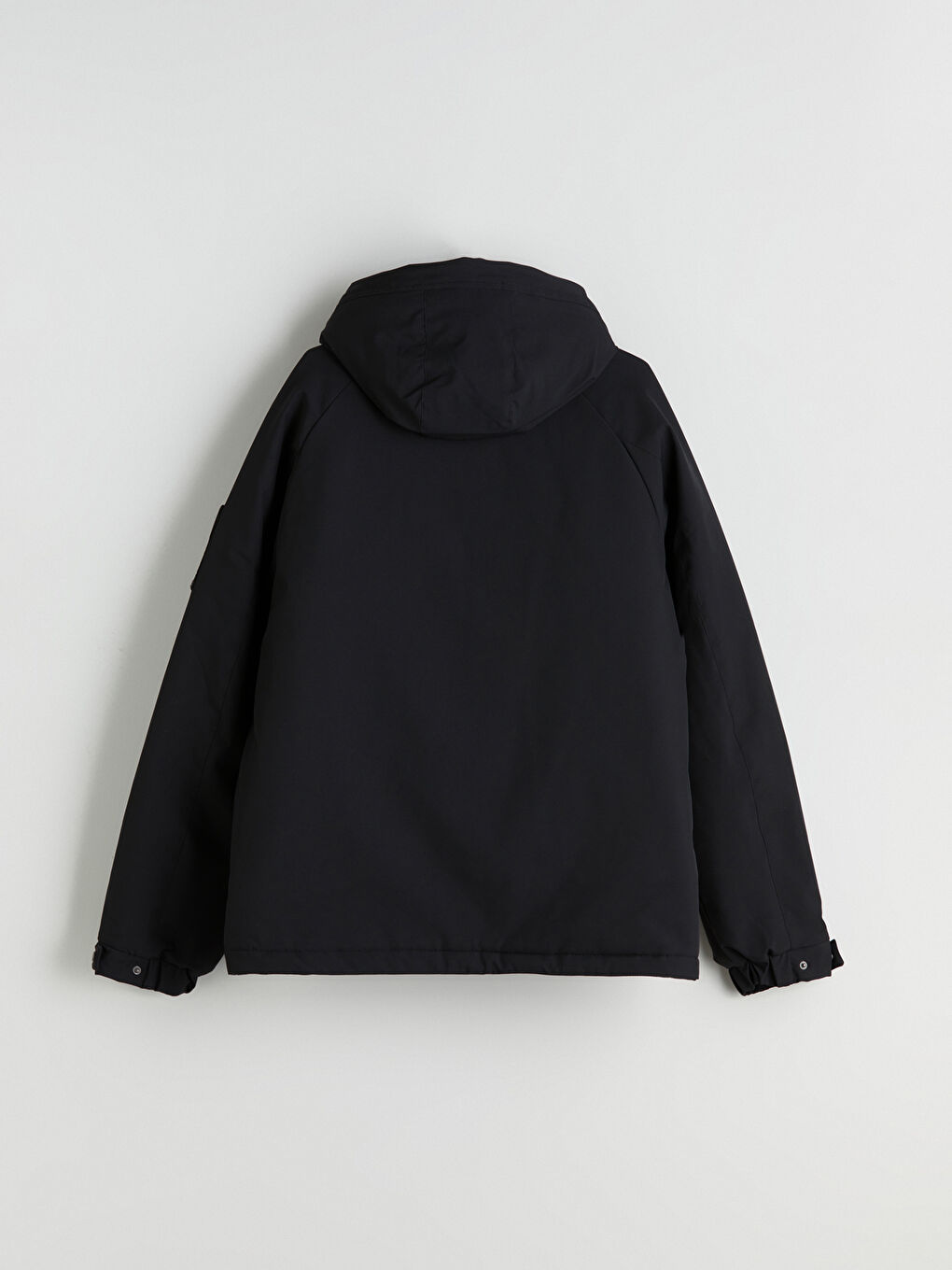 Relaxed Fit Hooded Men's Coat-2