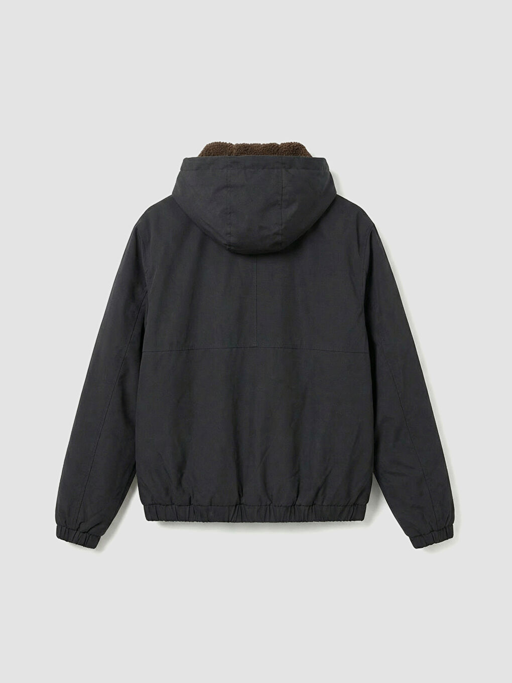 Rahat Kalıp Kapüşonlu Erkek Mont-1