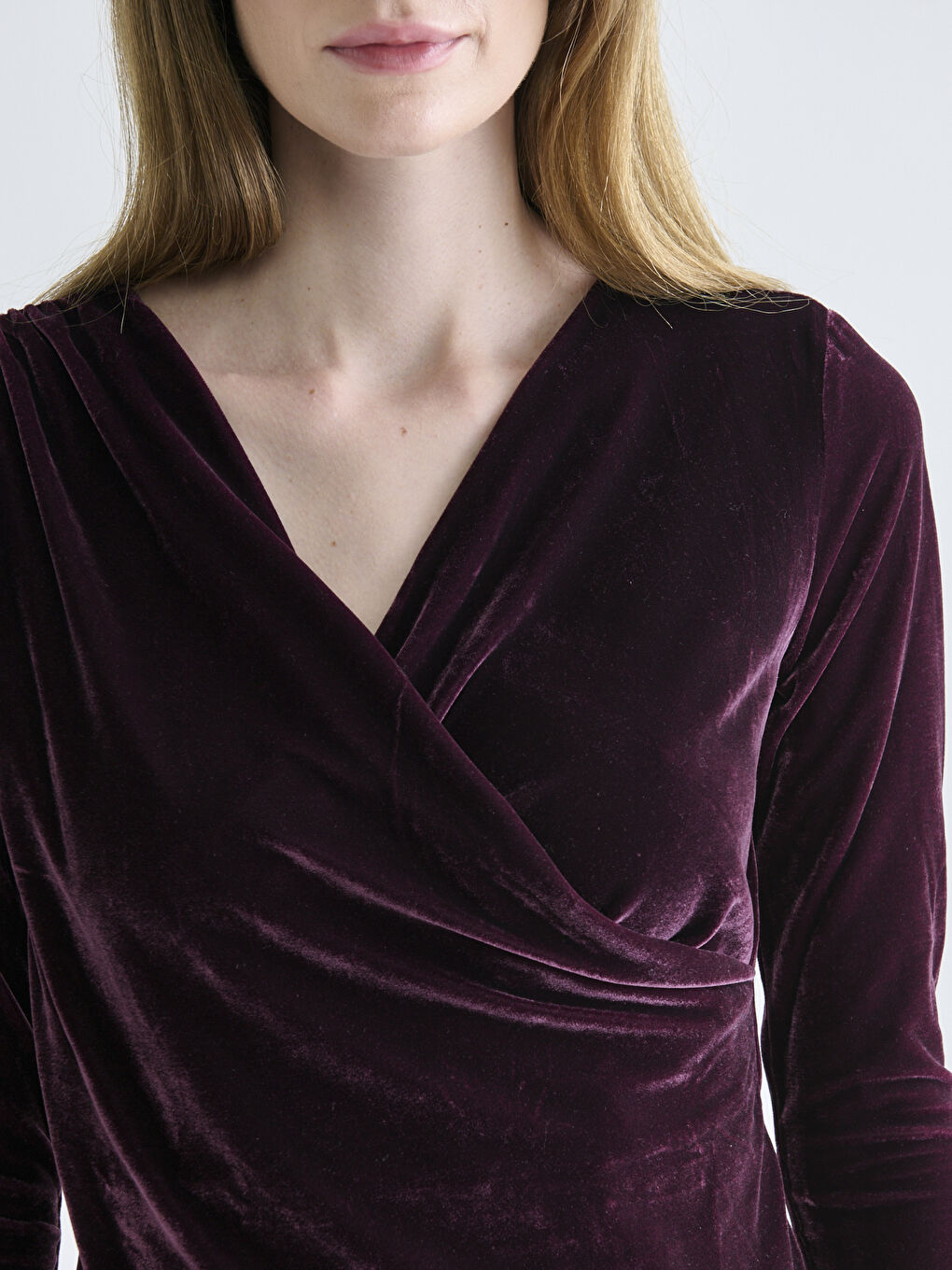 BOJA ŠLJIVE Bluza Žena-2