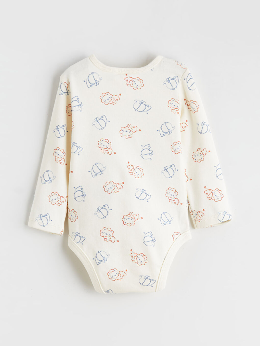 Ekru Baskılı Erkek Bebek Hastane Çıkış Seti-2