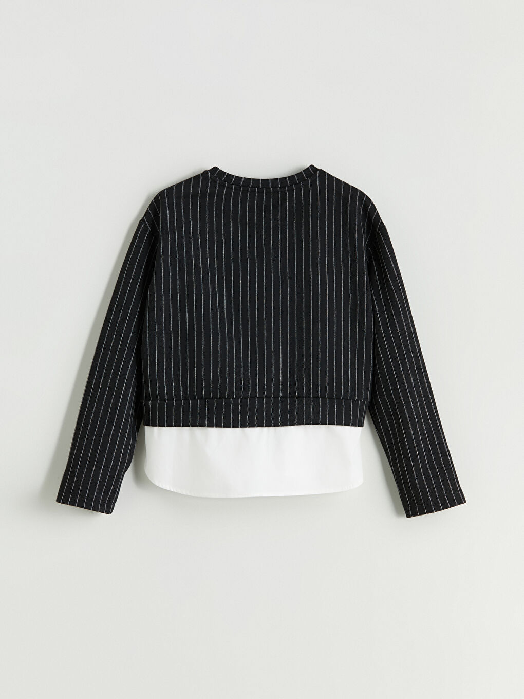 Crew Neck Girls' Sweatshirt and Pants-3