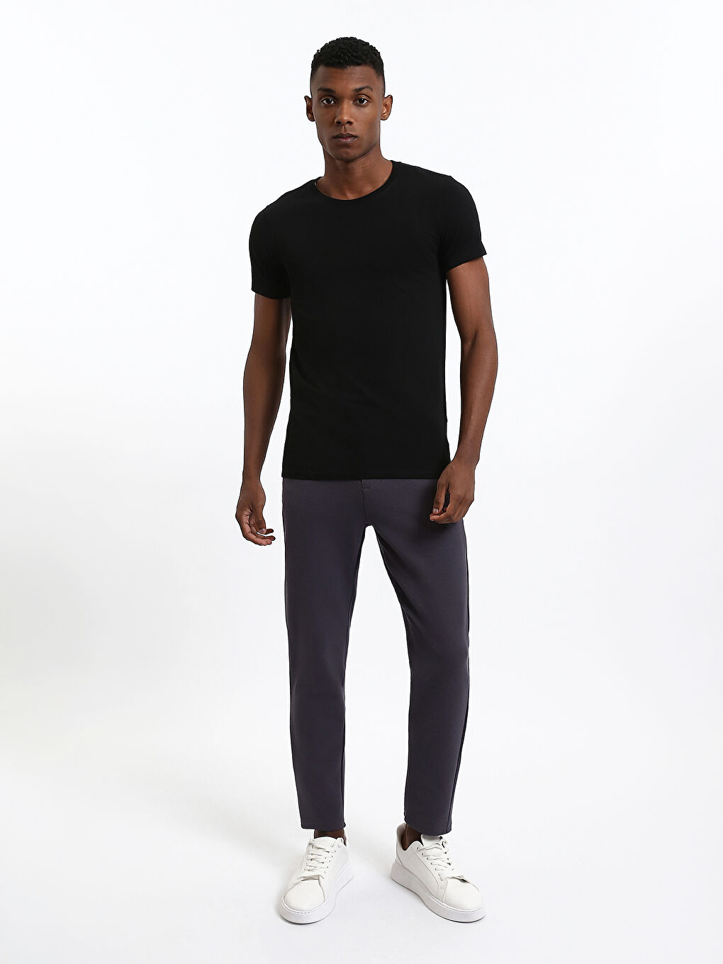 Standard Fit Men's Trousers-1