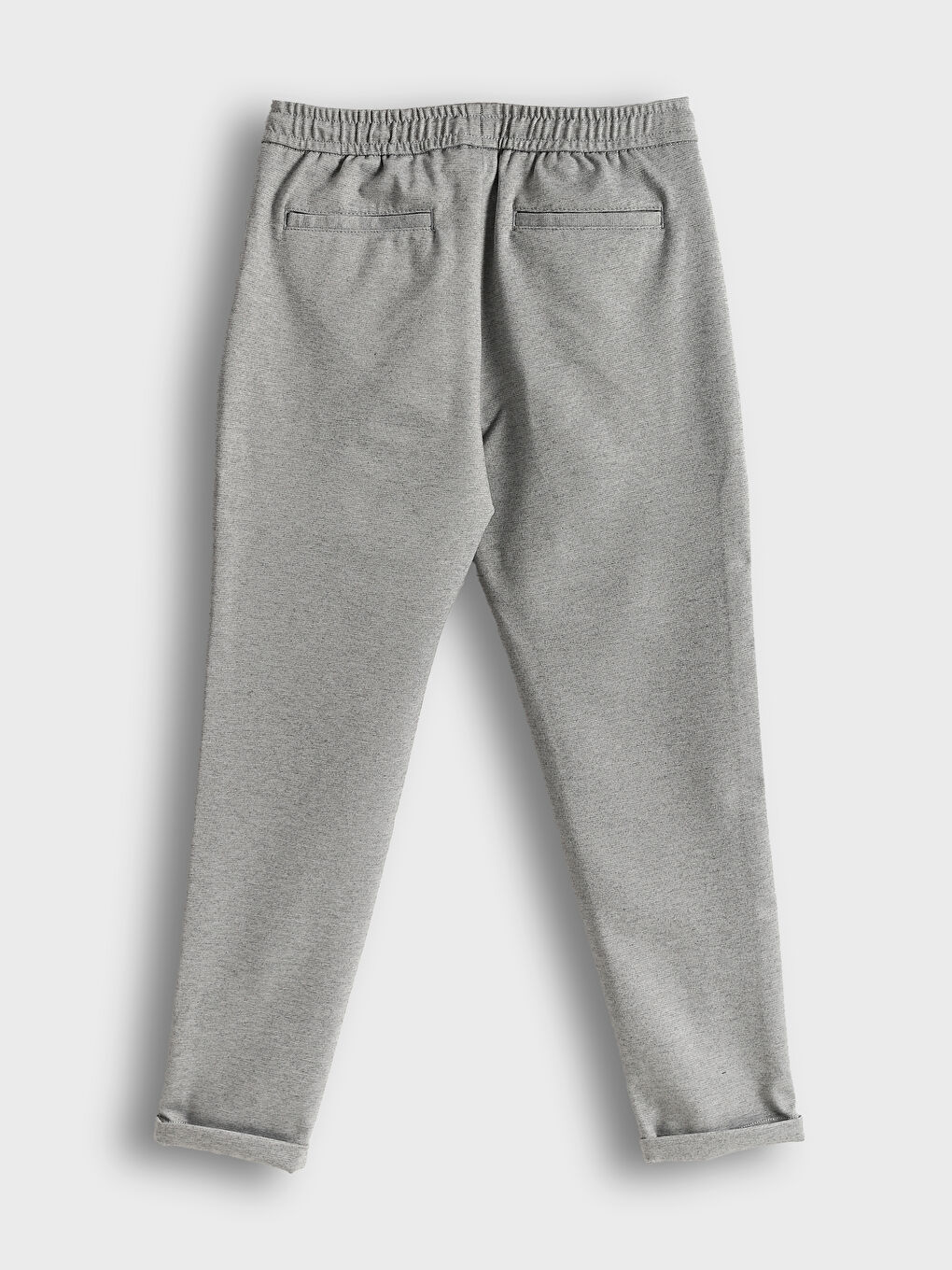 Pantalone standardnog kroja sa elastičnim strukom za muškarce-1