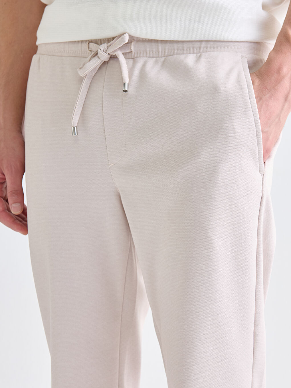 Pantalon à Taille Élastiquée pour Hommes Coupe Standard-2