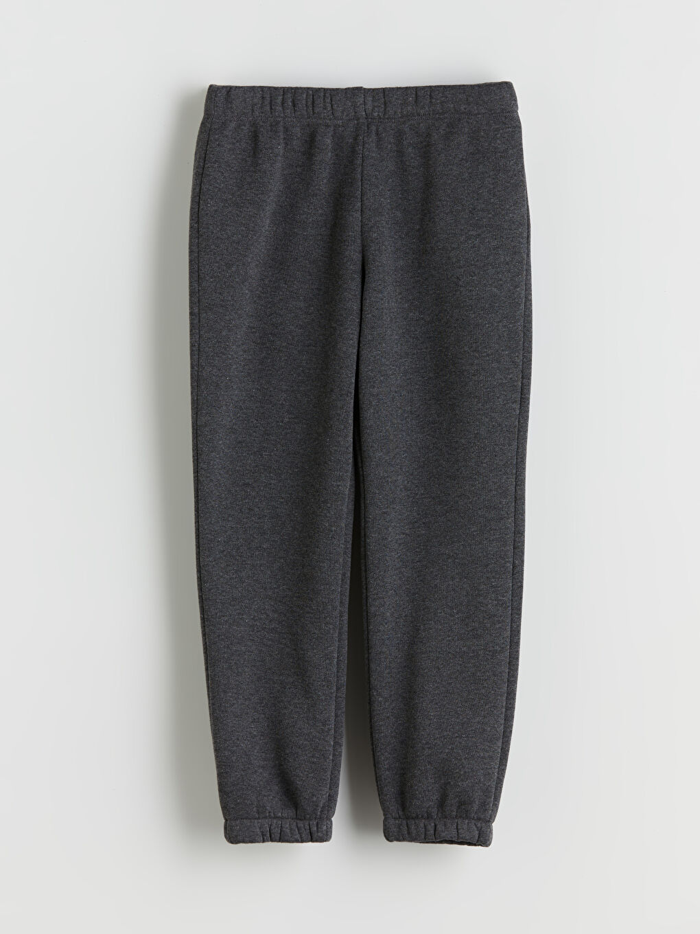 Antrasit Beli Lastikli Kız Çocuk Jogger Eşofman Altı