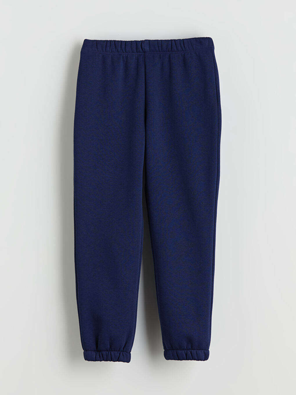 Lacivert Beli Lastikli Kız Çocuk Jogger Eşofman Altı