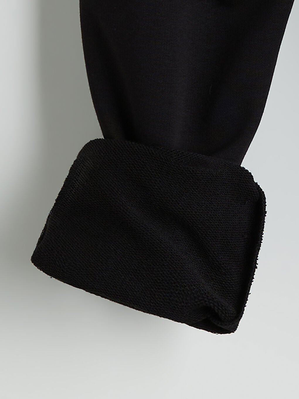 Siyah Beli Lastikli Kız Çocuk Jogger Eşofman Altı-2