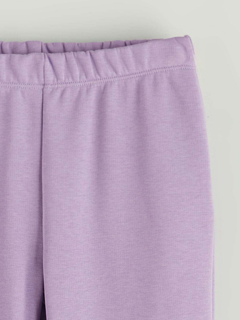 Lila Beli Lastikli Kız Çocuk Jogger Eşofman Altı-1