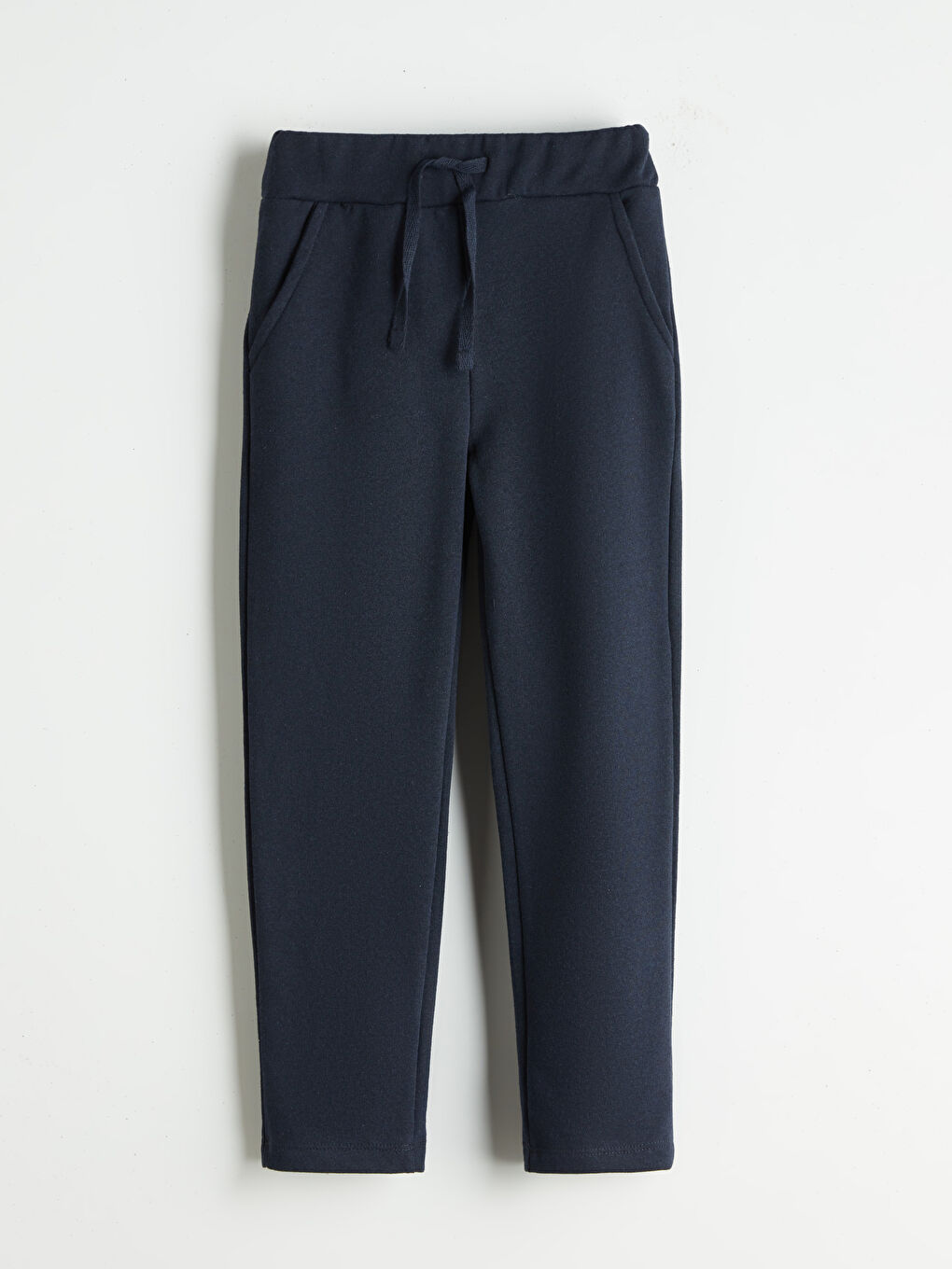 Lacivert Beli Lastikli Kız Çocuk Eşofman Altı